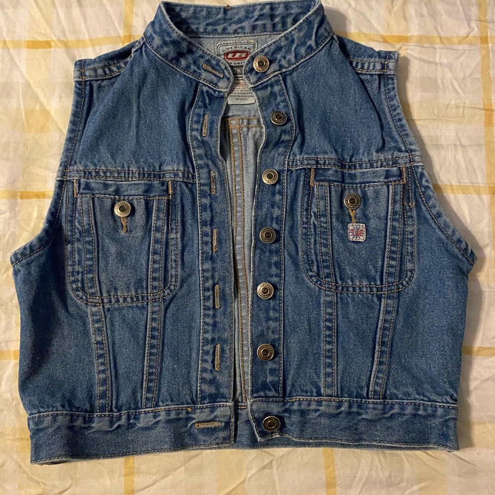 UNIONBAY Blue Denim Vest